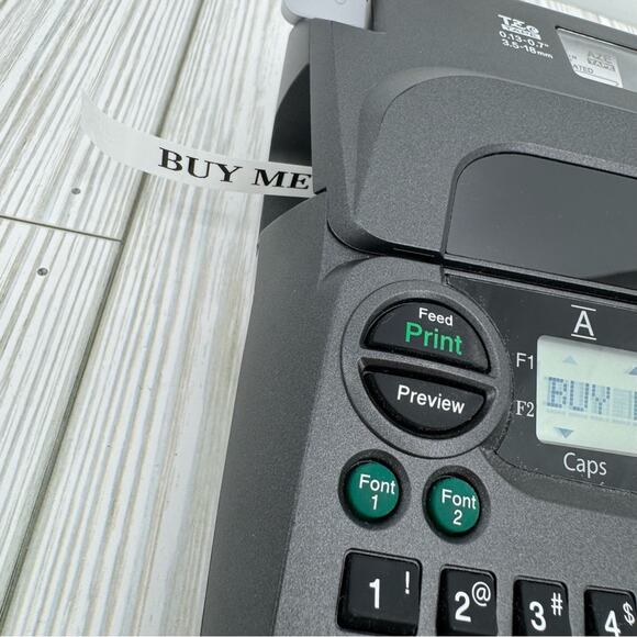 Brother P-touch PT-1890 thermal label maker printer gray - Picture 4 of 9